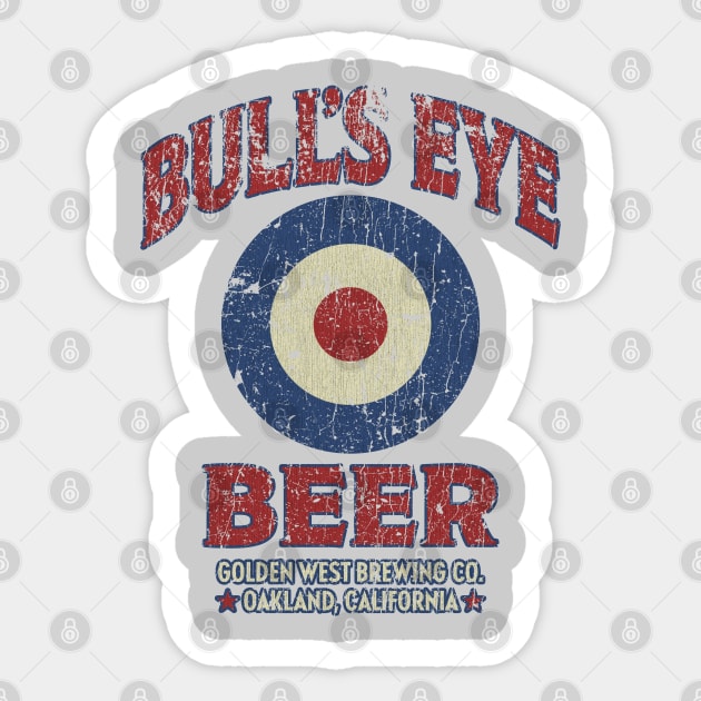 Bull’s Eye Beer Sticker by JCD666